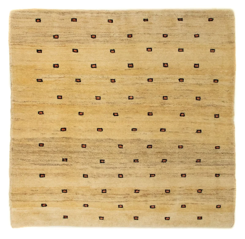 Gabbeh Teppich - Perser 100 x 102 cm - beige