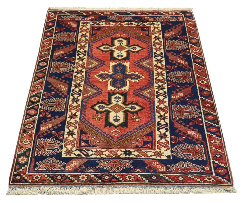 Orientteppich 118 x 188 cm - rost