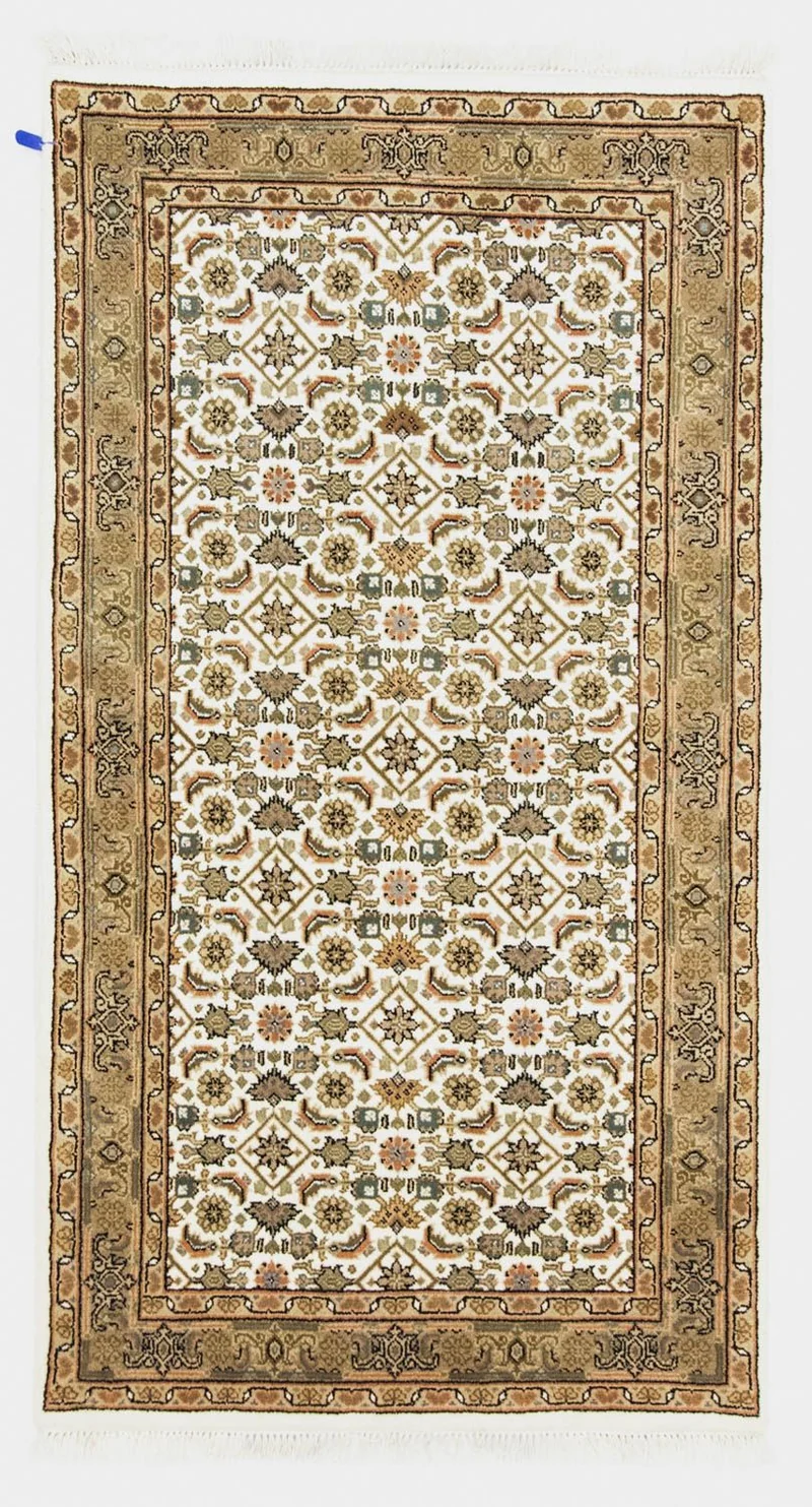 Orientteppich - Bidjar - Indus 90 x 166 cm - beige