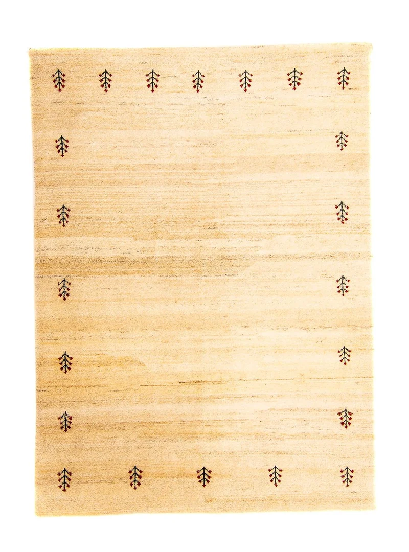 Gabbeh Teppich - Loribaft Indus 141 x 199 cm - hellbeige