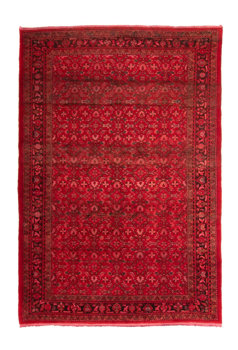 Orientteppich 212 x 342 cm - dunkelrot