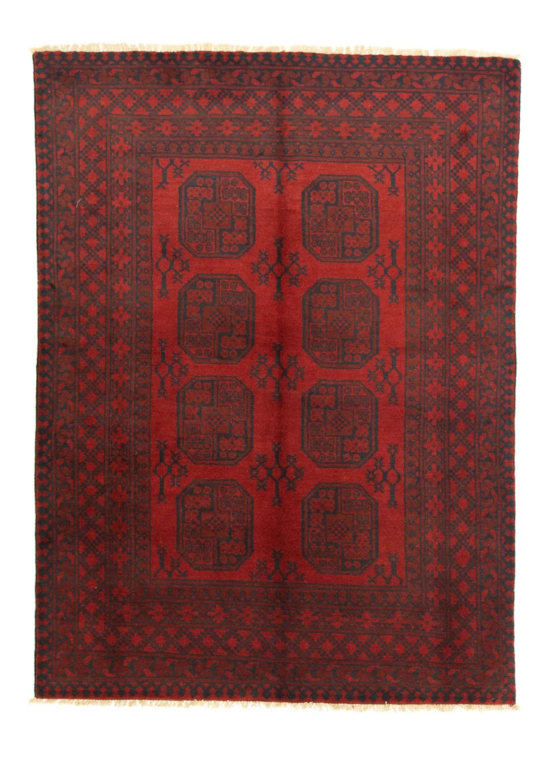 Afghan Teppich - Filpa 147 x 203 cm - rot