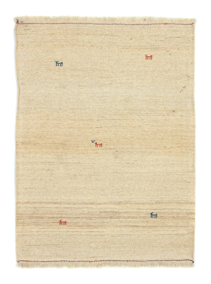 Gabbeh Teppich - Perser 106 x 148 cm - beige