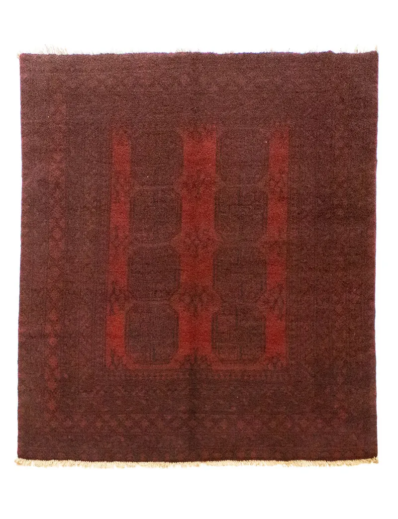 Afghan Teppich - Filpa 152 x 194 cm - rot