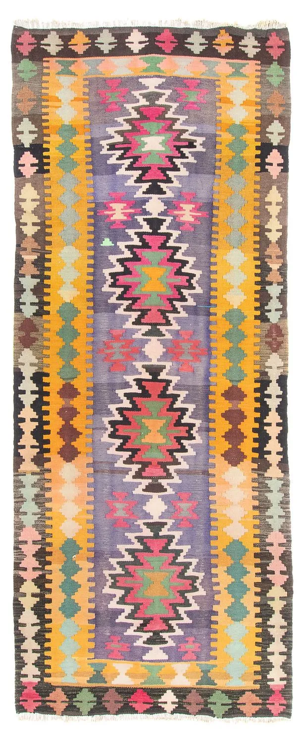 Läufer Kelim - Old - 147 x 360 cm - mehrfarbig