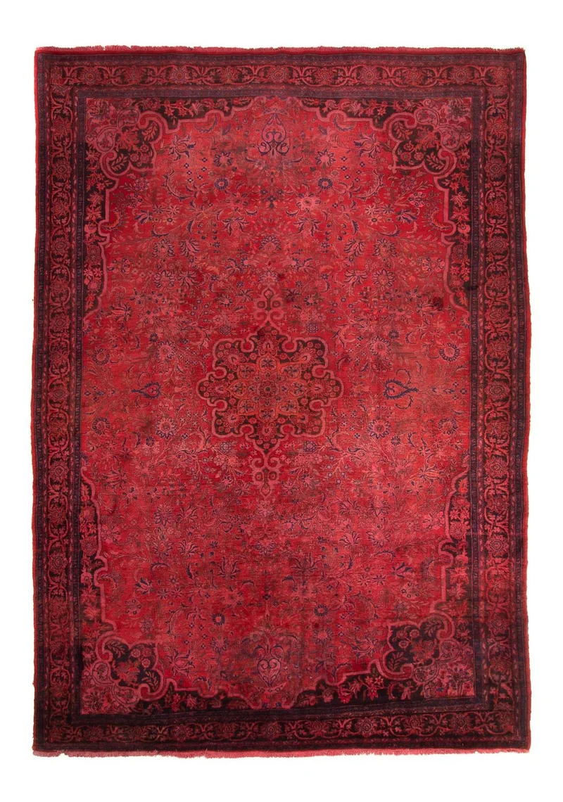 Orientteppich 212 x 335 cm - dunkelrot