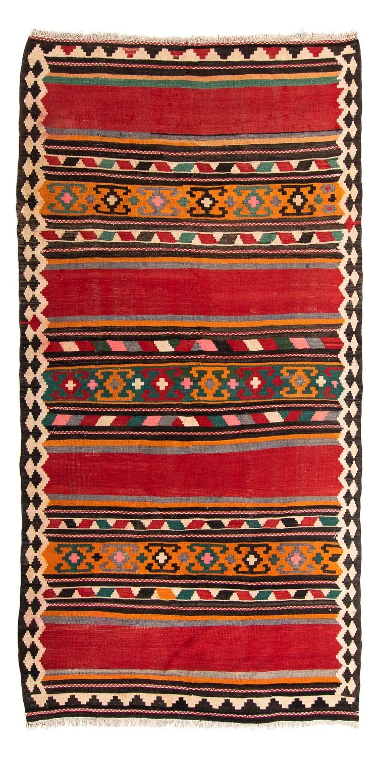 Kelim Teppich - Old 145 x 270 cm - mehrfarbig