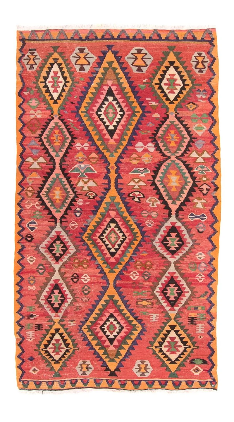 Läufer Kelim - Old - 165 x 310 cm - mehrfarbig