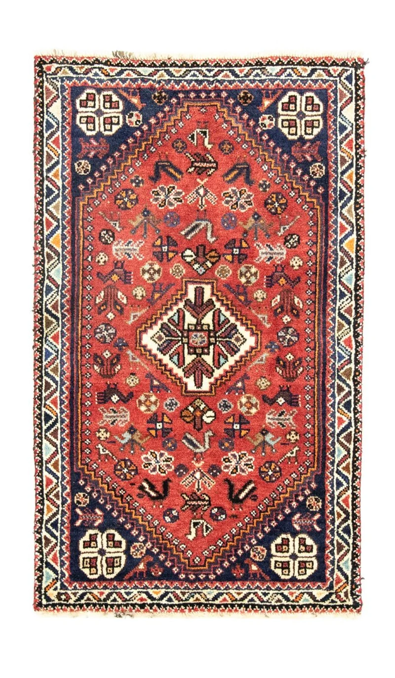 Perserteppich - Nomadic 75 x 127 cm - rot