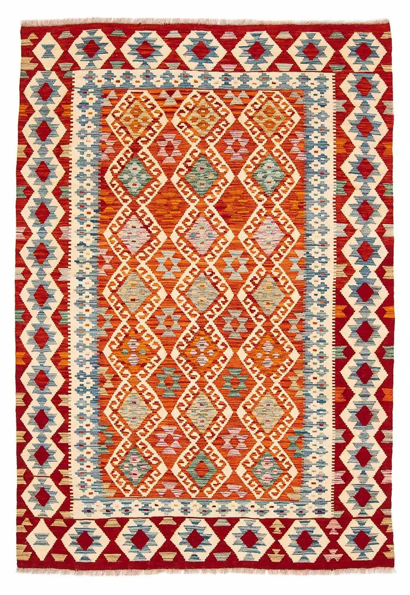 Kelim Teppich - Splash 172 x 236 cm - mehrfarbig