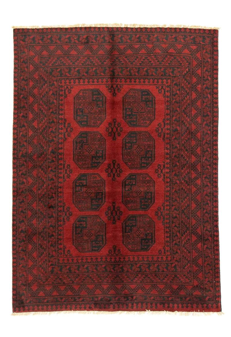 Afghan Teppich - Filpa 145 x 196 cm - rot
