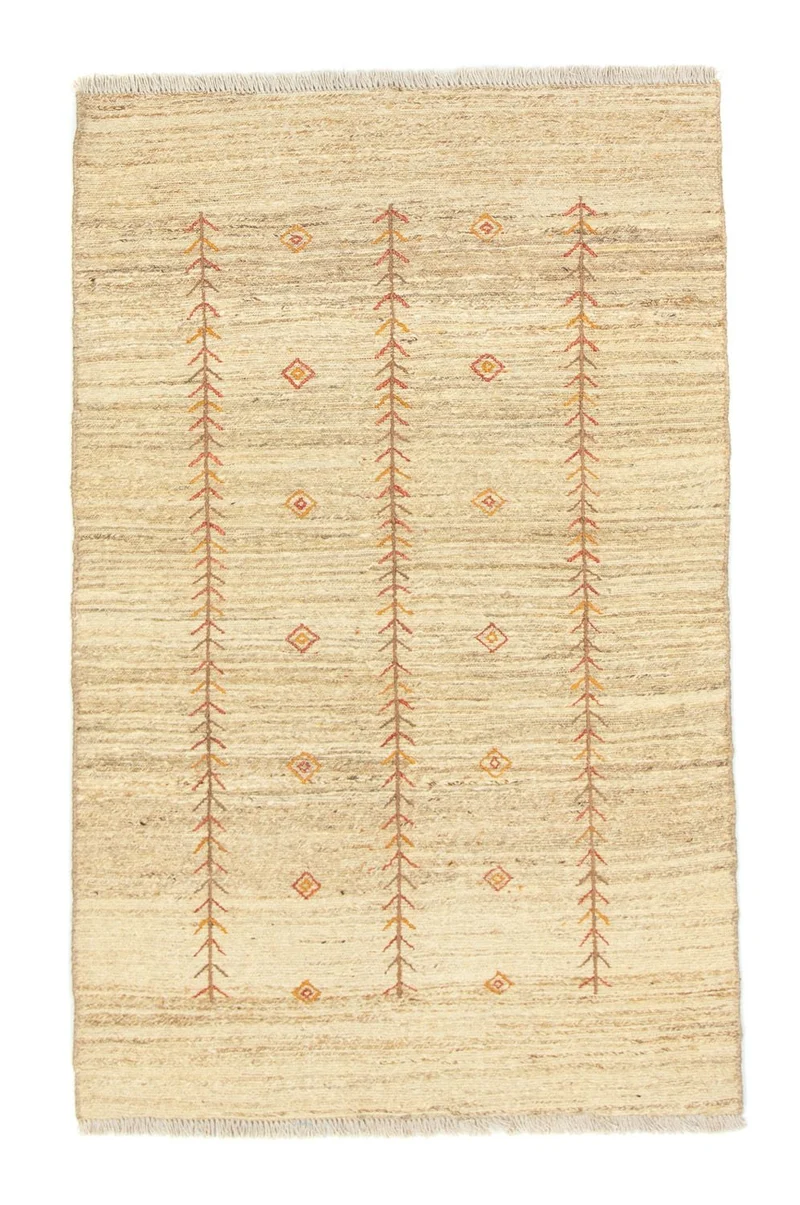 Gabbeh Teppich - Perser 98 x 152 cm - beige