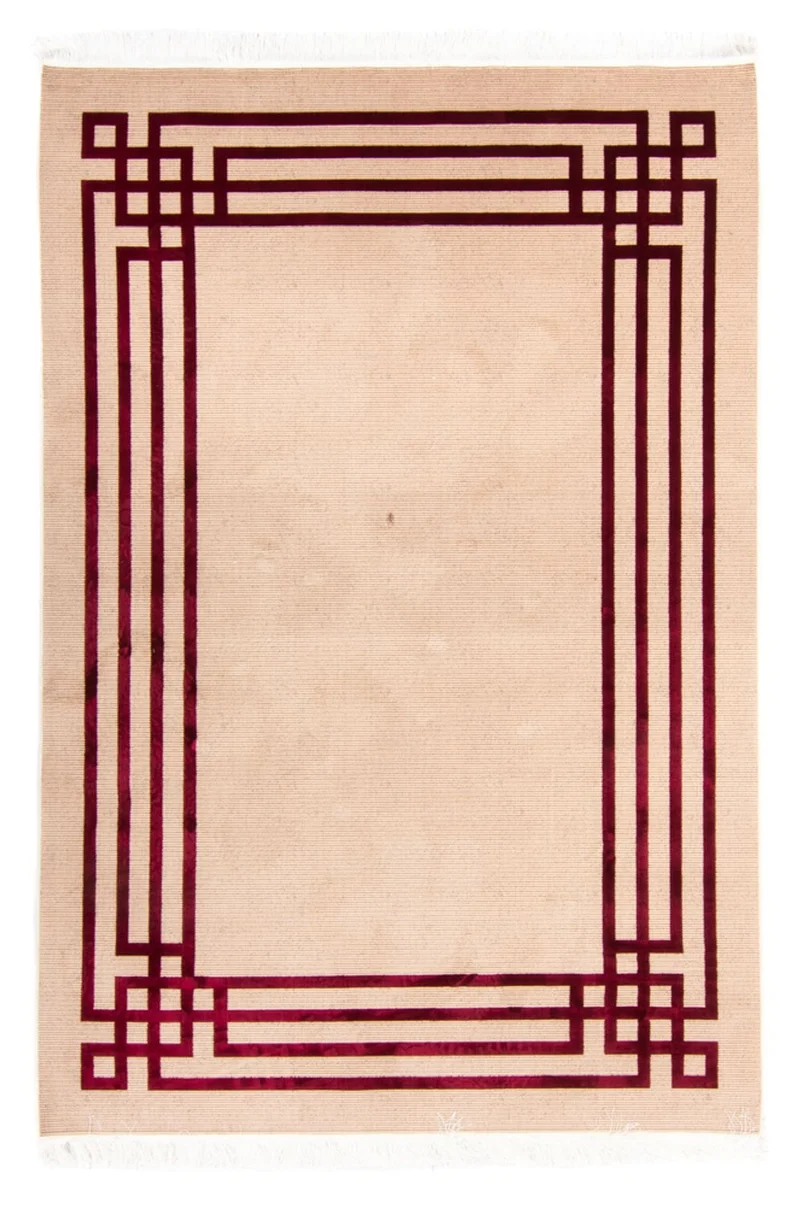 Designer Teppich - 150 x 225 cm - beige