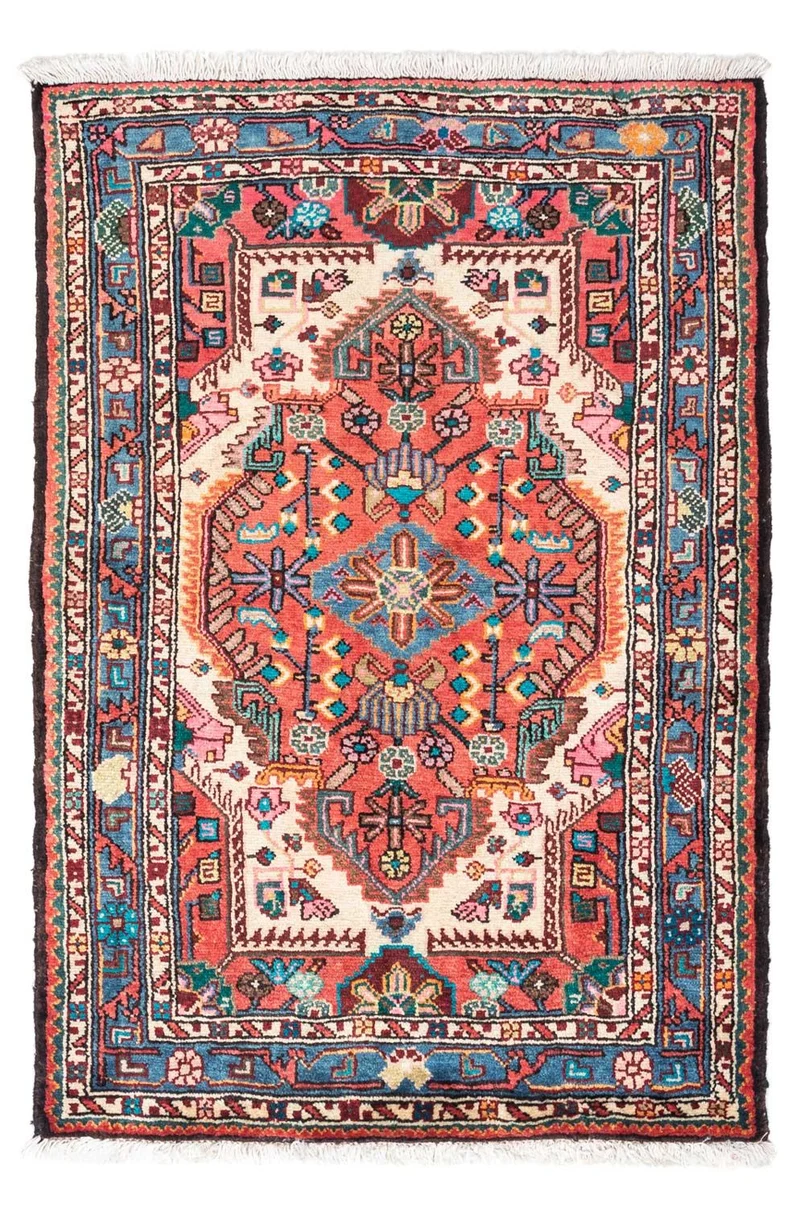 Perserteppich - Nomadic 85 x 130 cm - rot
