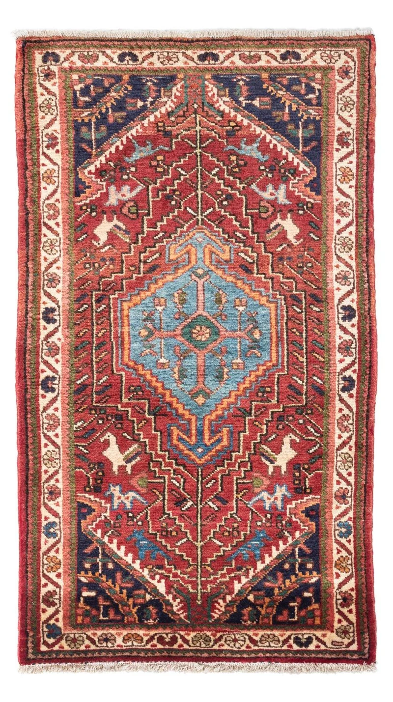 Perserteppich - Nomadic 79 x 141 cm - rot