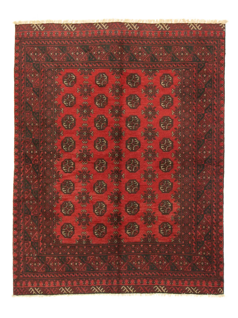 Afghan Teppich - Filpa 148 x 187 cm - rot