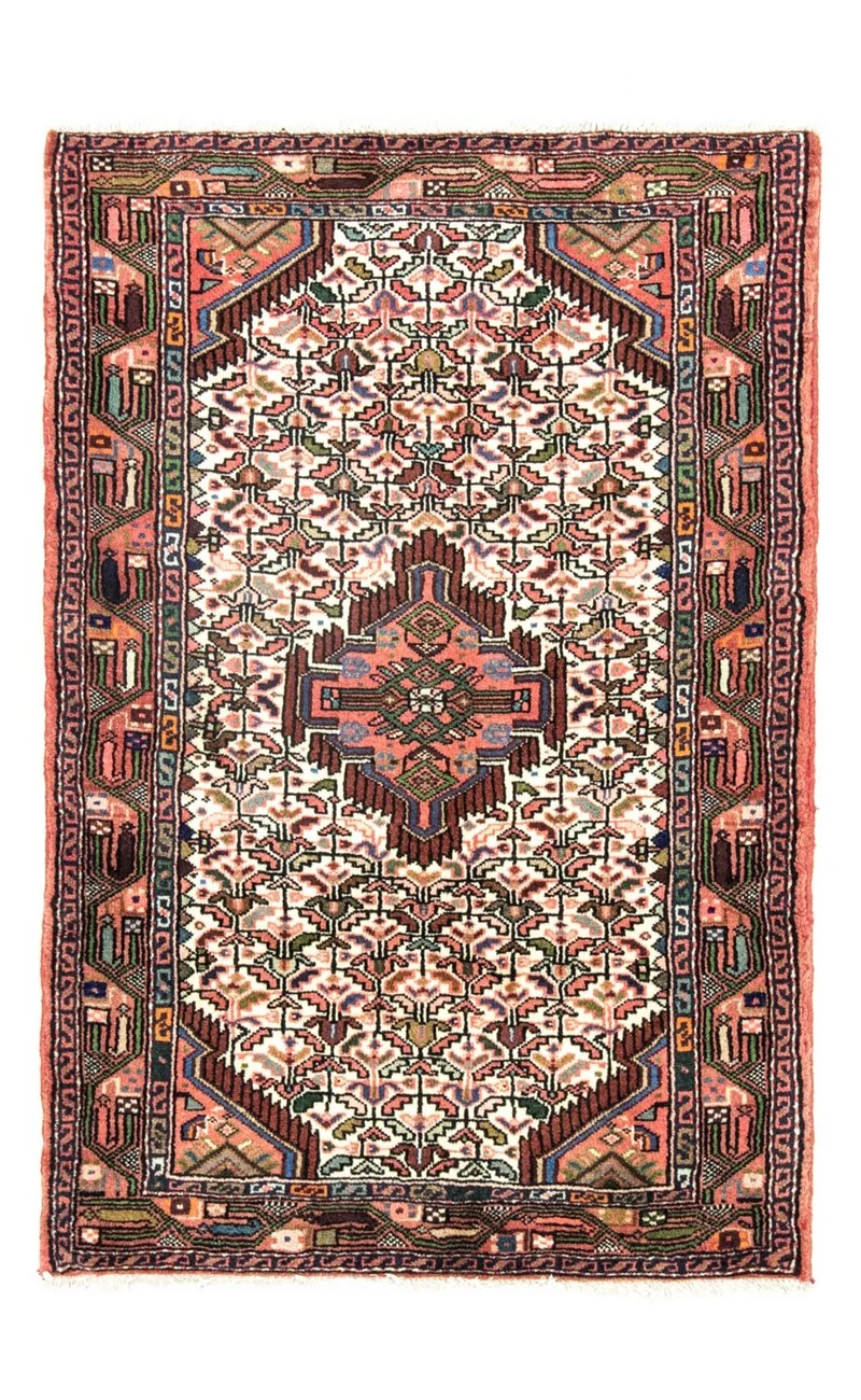 Perserteppich - Nomadic 90 x 130 cm - beige