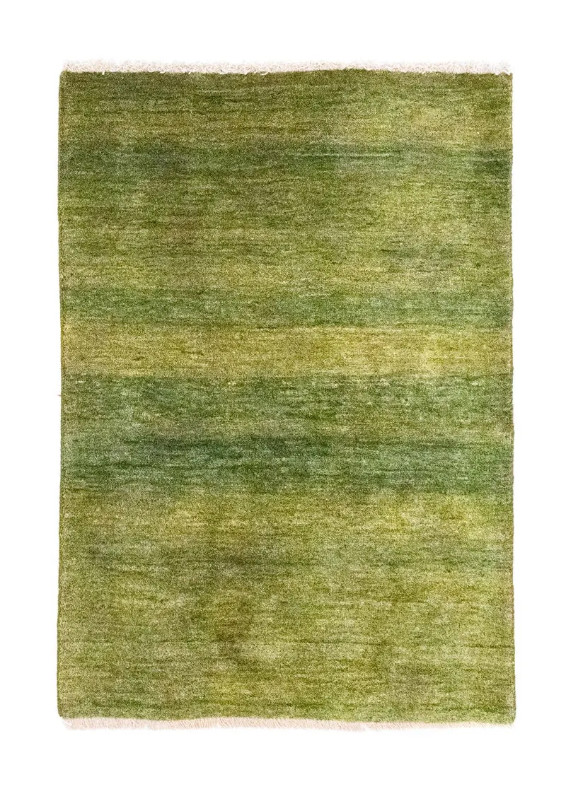 Gabbeh Teppich - Perser 92 x 133 cm - grün