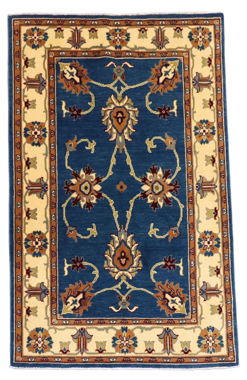 Ziegler Teppich 83 x 191 cm - dunkelblau