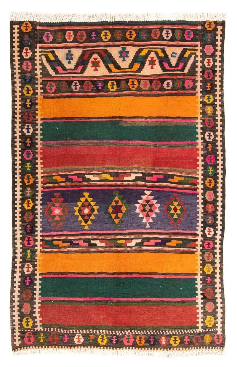Kelim Teppich - Old 130 x 190 cm - mehrfarbig
