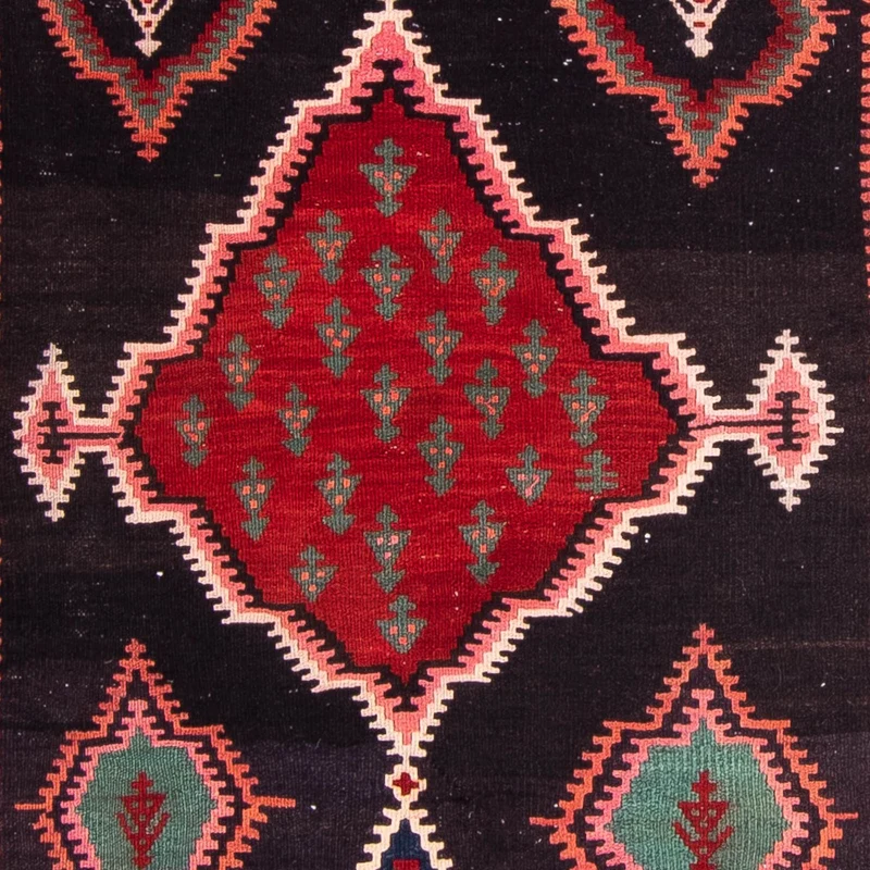 Kelim Teppich - Old 100 x 370 cm - mehrfarbig