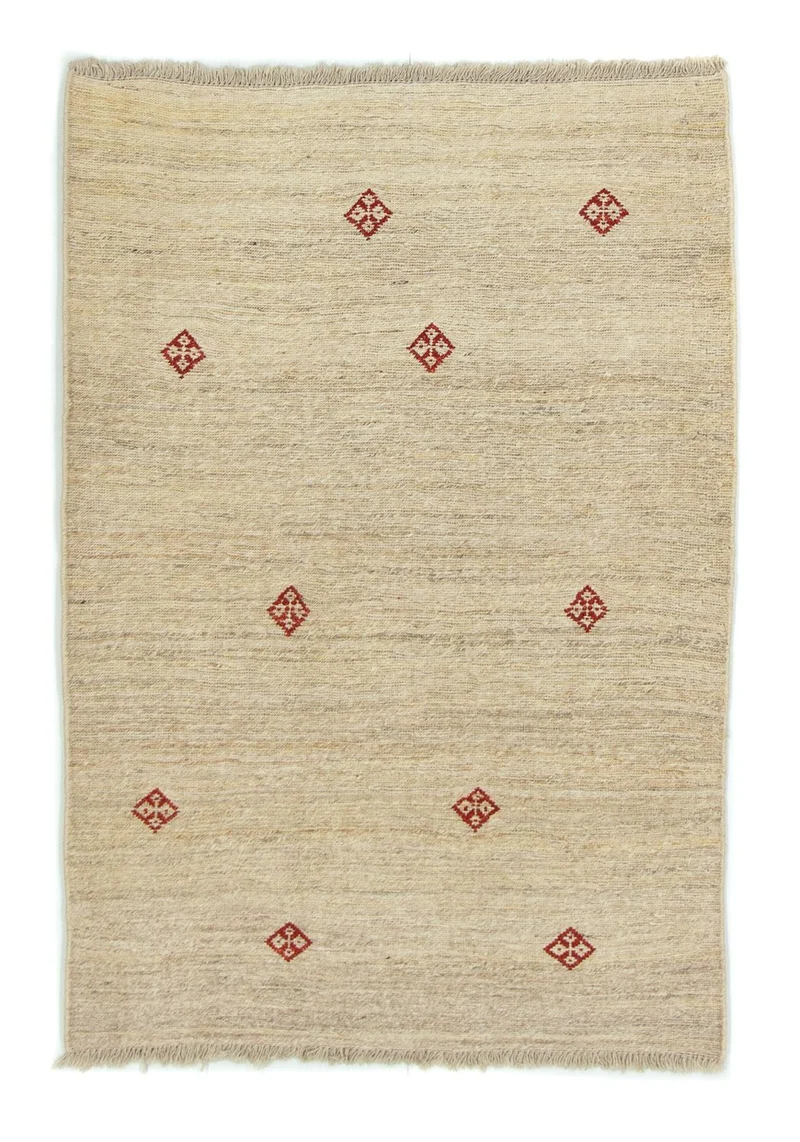 Gabbeh Teppich - Perser 100 x 145 cm - beige