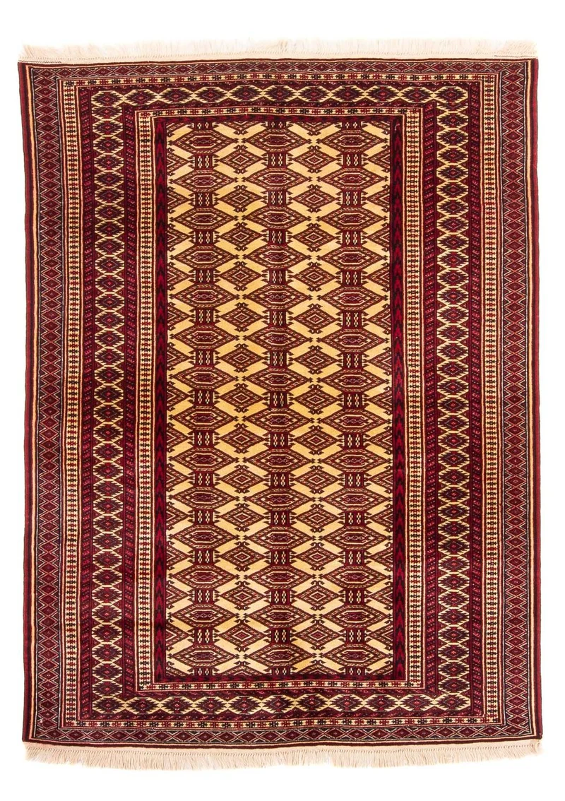 Turkaman Teppich - 128 x 176 cm - beige