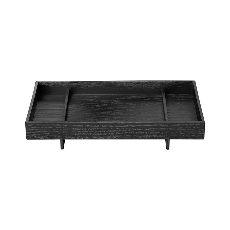 ABENTO tray / dienblad Black (large)