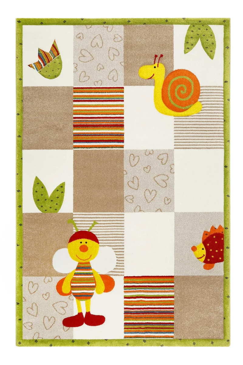 Esprit Kinderteppich Beige Bunt "Bee 2.0"