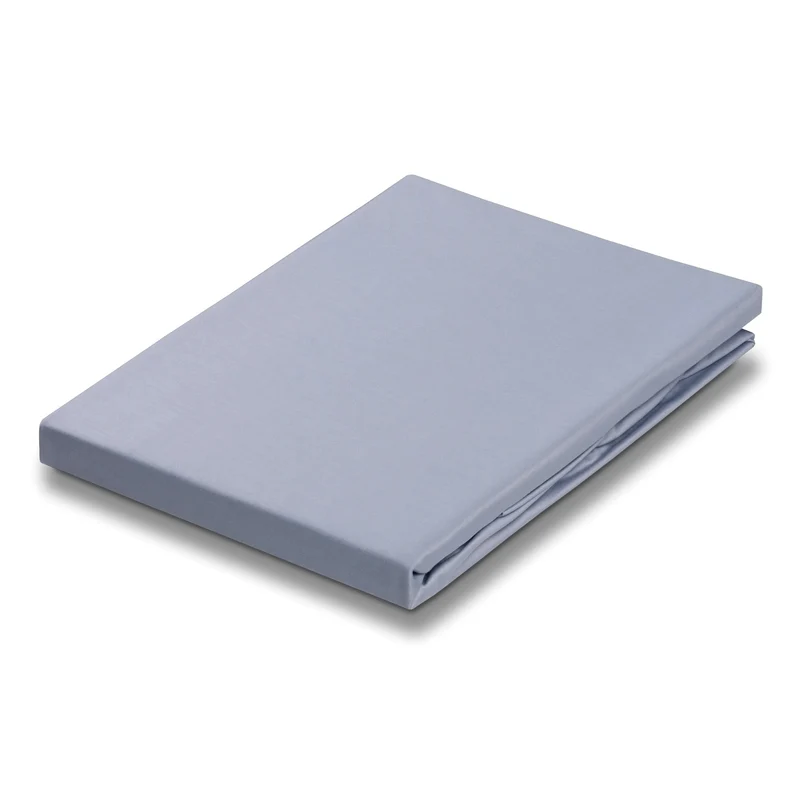 SATIN SUPREME hoeslaken Metal Blue