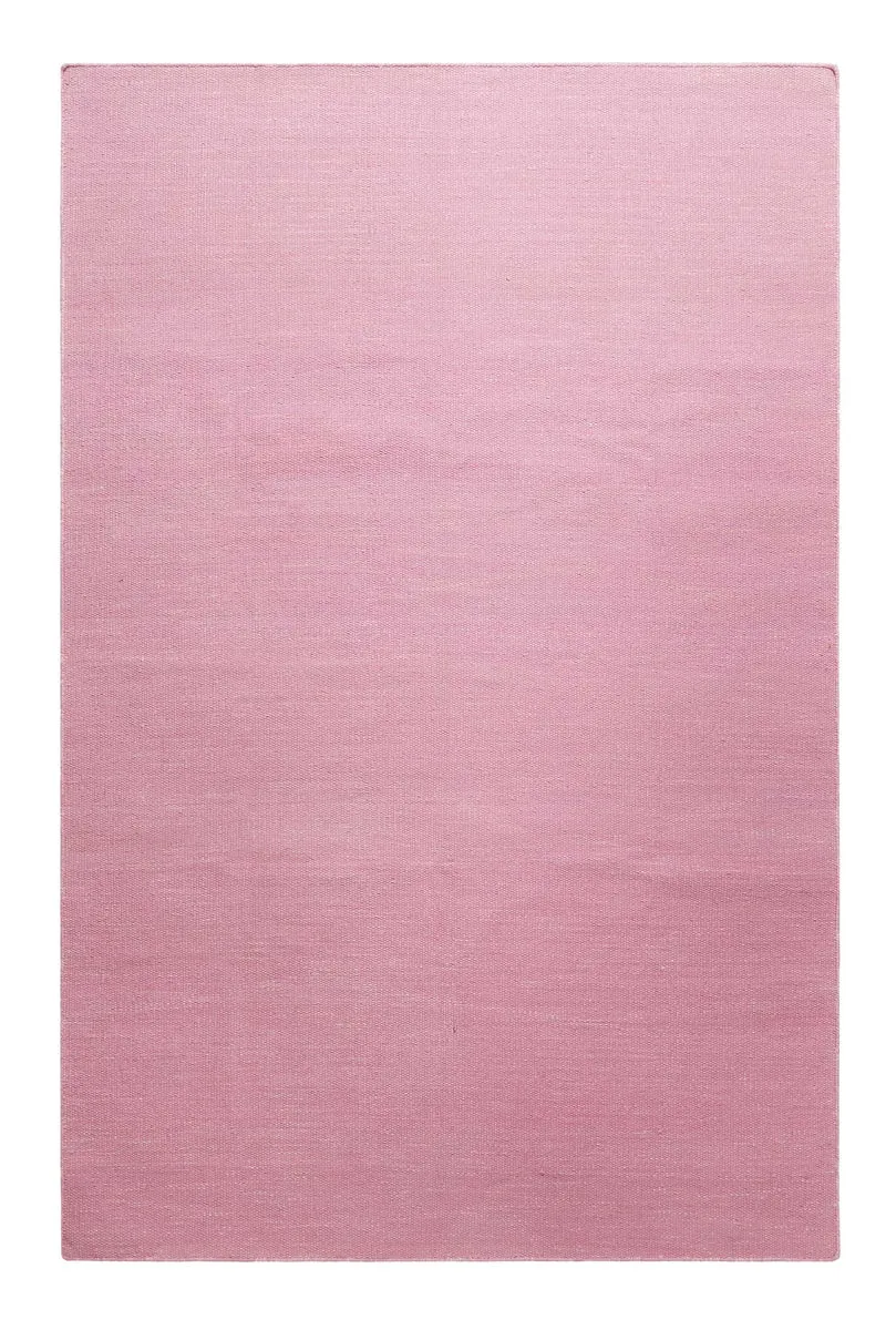 Kelim Teppich Rosa aus Baumwolle "Nizza" Green Looop