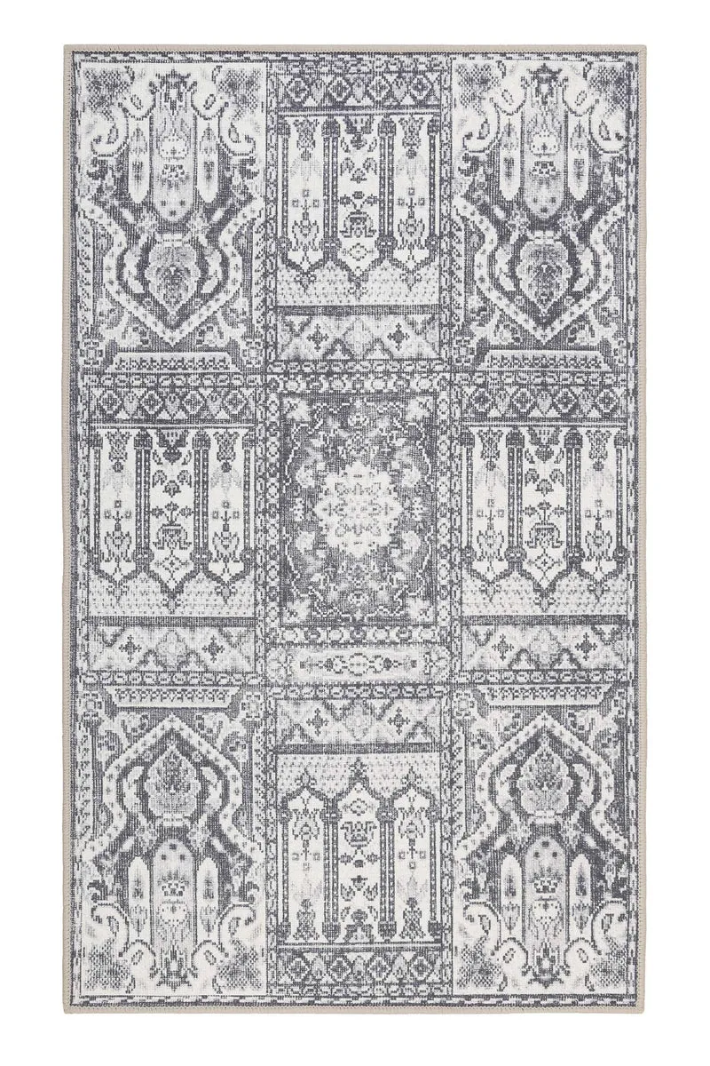Badteppich Grau Oriental "Vintage Café" WECONhome
