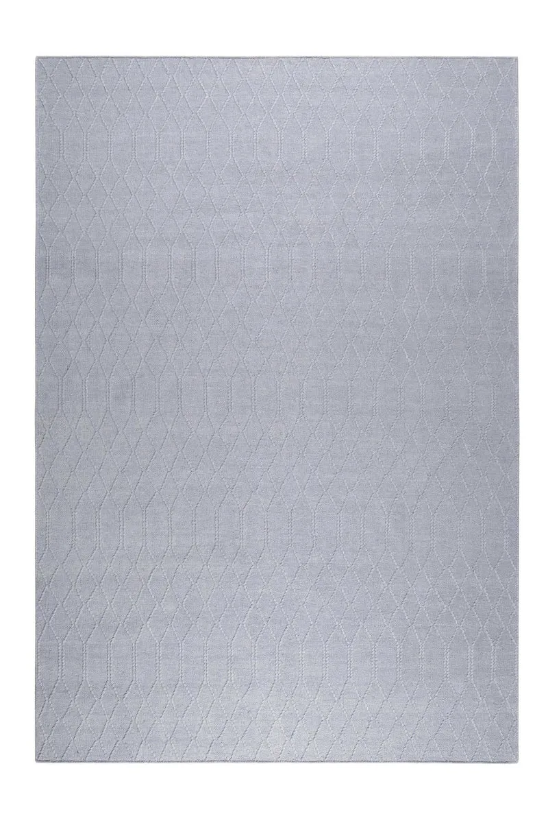 Esprit Kelim Teppich Hellblau aus Wolle "Lotte"
