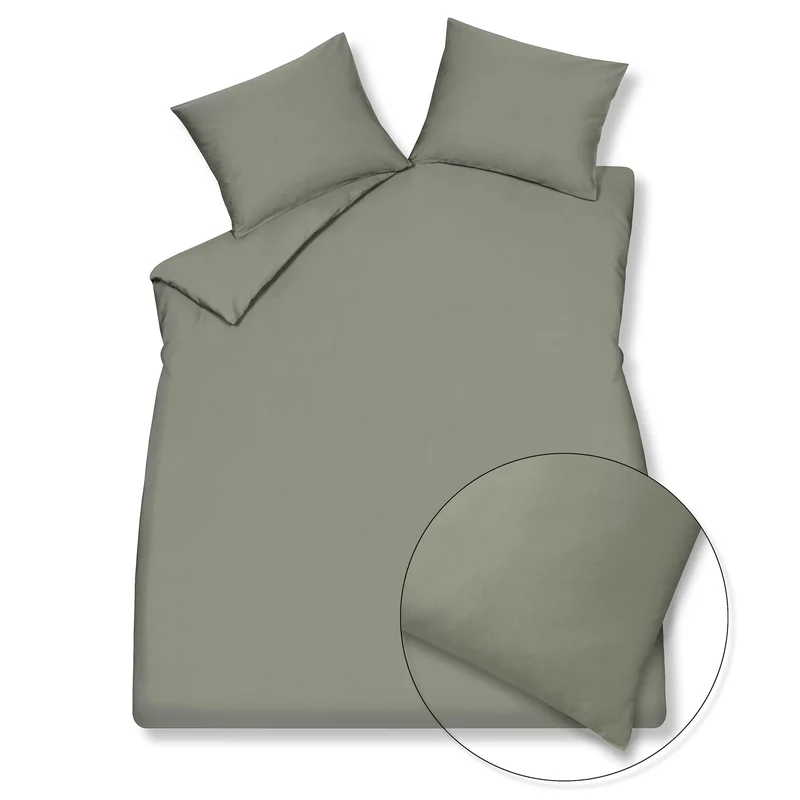 SATIN LUXE dekbedovertrek Thyme 240x220 cm