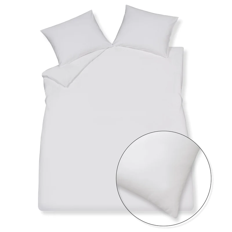 SATIN LUXE dekbedovertrek White 140x220 cm