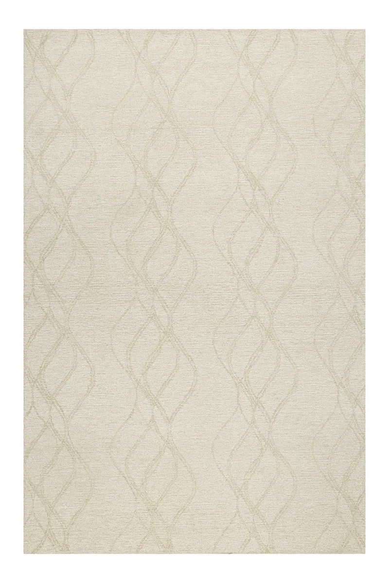 Teppich Creme Beige aus Naturfasern "Hendrik" WECONhome