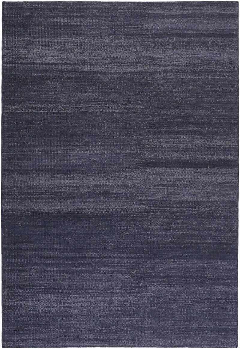 Esprit Kurzflor Teppich Anthrazit aus Baumwolle "Rainbow Kelim"