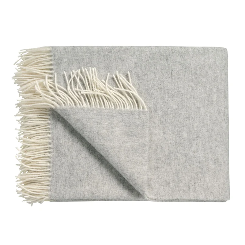 HOME Bellavita plaid Cool Grey 130x220 cm