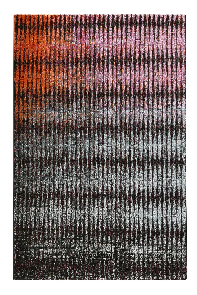 Esprit Teppich Orange Grau Bunt Kurzflor "OceanView"
