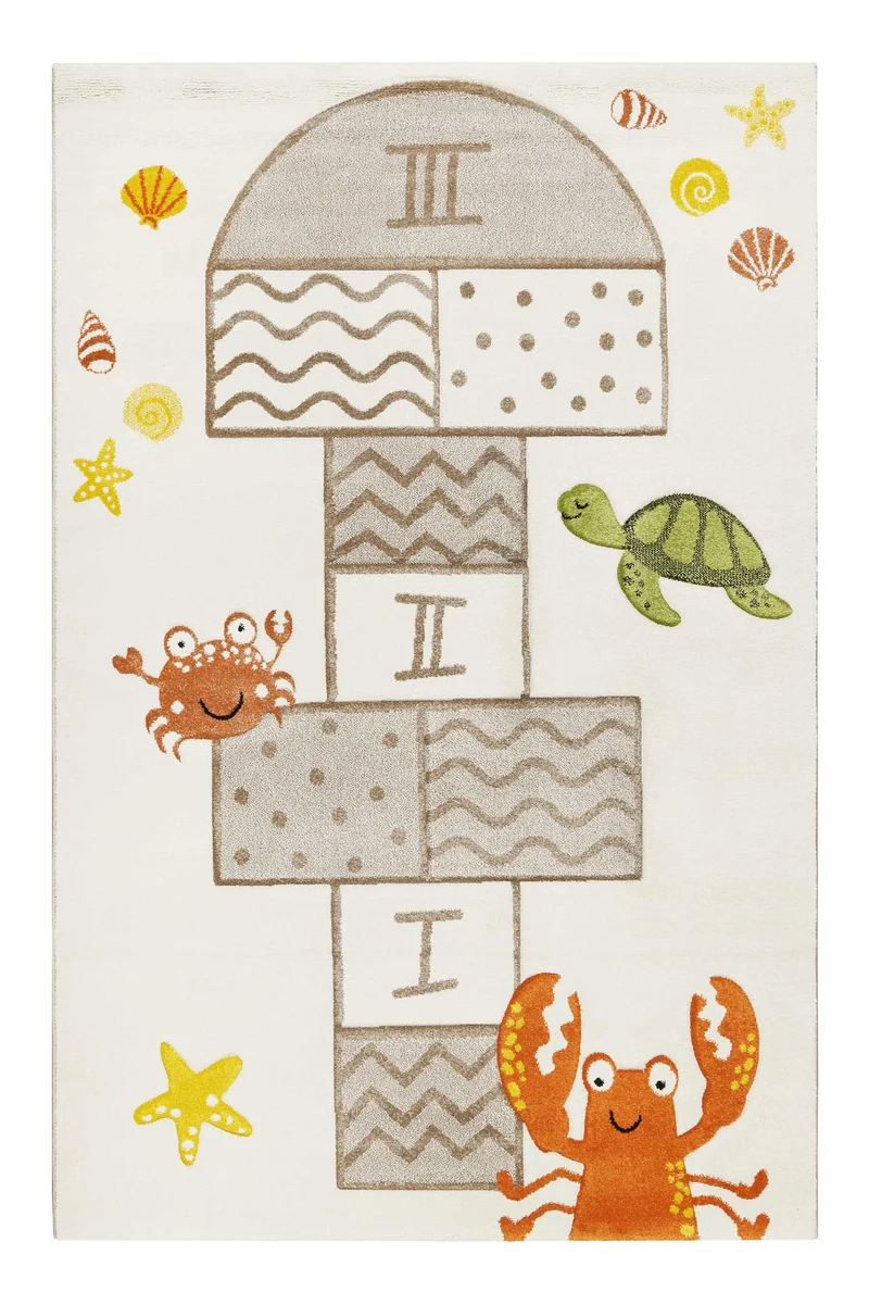 Esprit Kinderteppich Creme Beige "Playground"