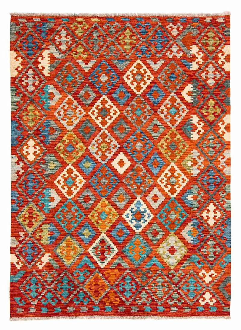Kelim Teppich - Splash 170 x 226 cm - mehrfarbig