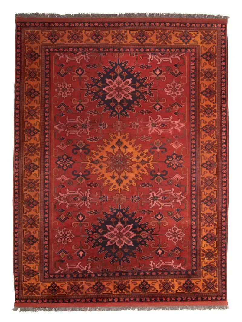 Orientteppich 210 x 313 cm - dunkelrot