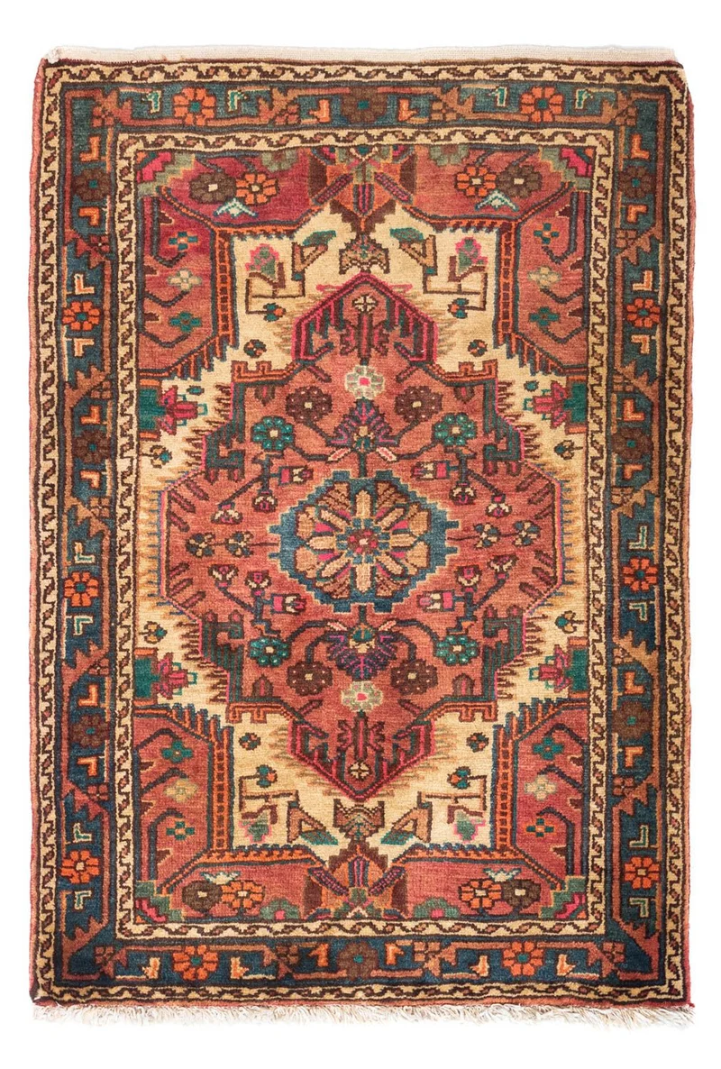 Perserteppich - Nomadic 87 x 123 cm - hellrot