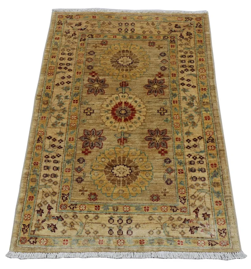 Ziegler Teppich 79 x 113 cm - dunkelrot