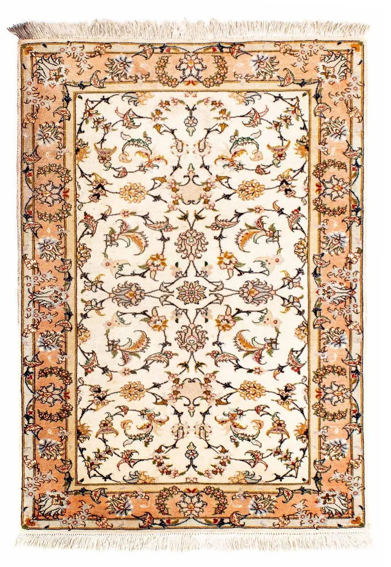 Perserteppich - Täbriz - Royal 76 x 114 cm - beige