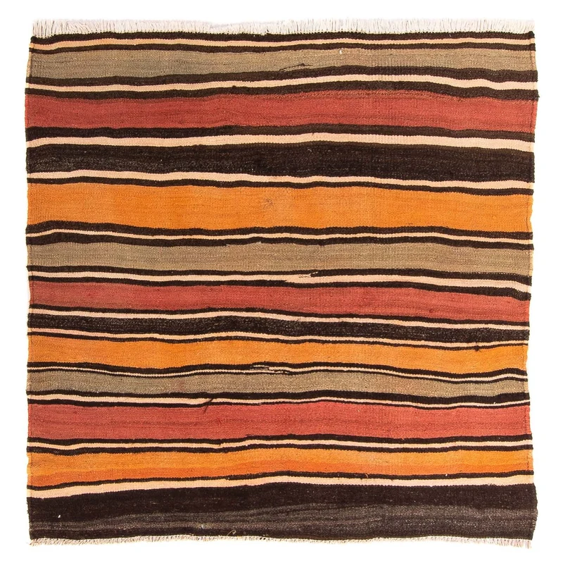 Kelim Teppich - Old 155 x 155 cm - mehrfarbig