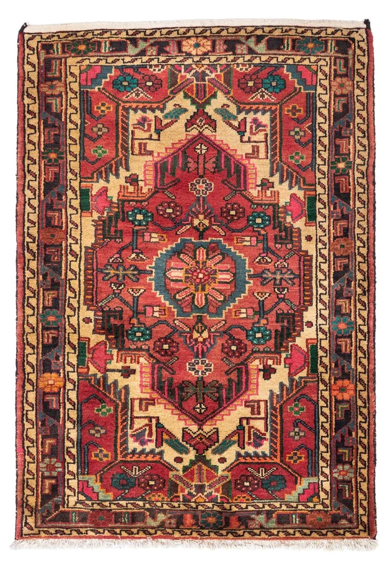 Perserteppich - Nomadic 85 x 125 cm - hellrot