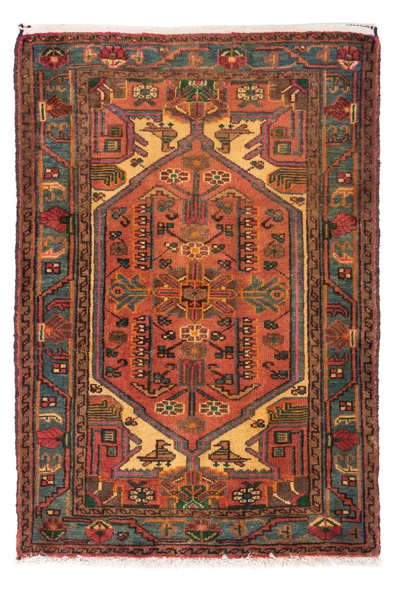 Perserteppich - Nomadic 85 x 125 cm - rot