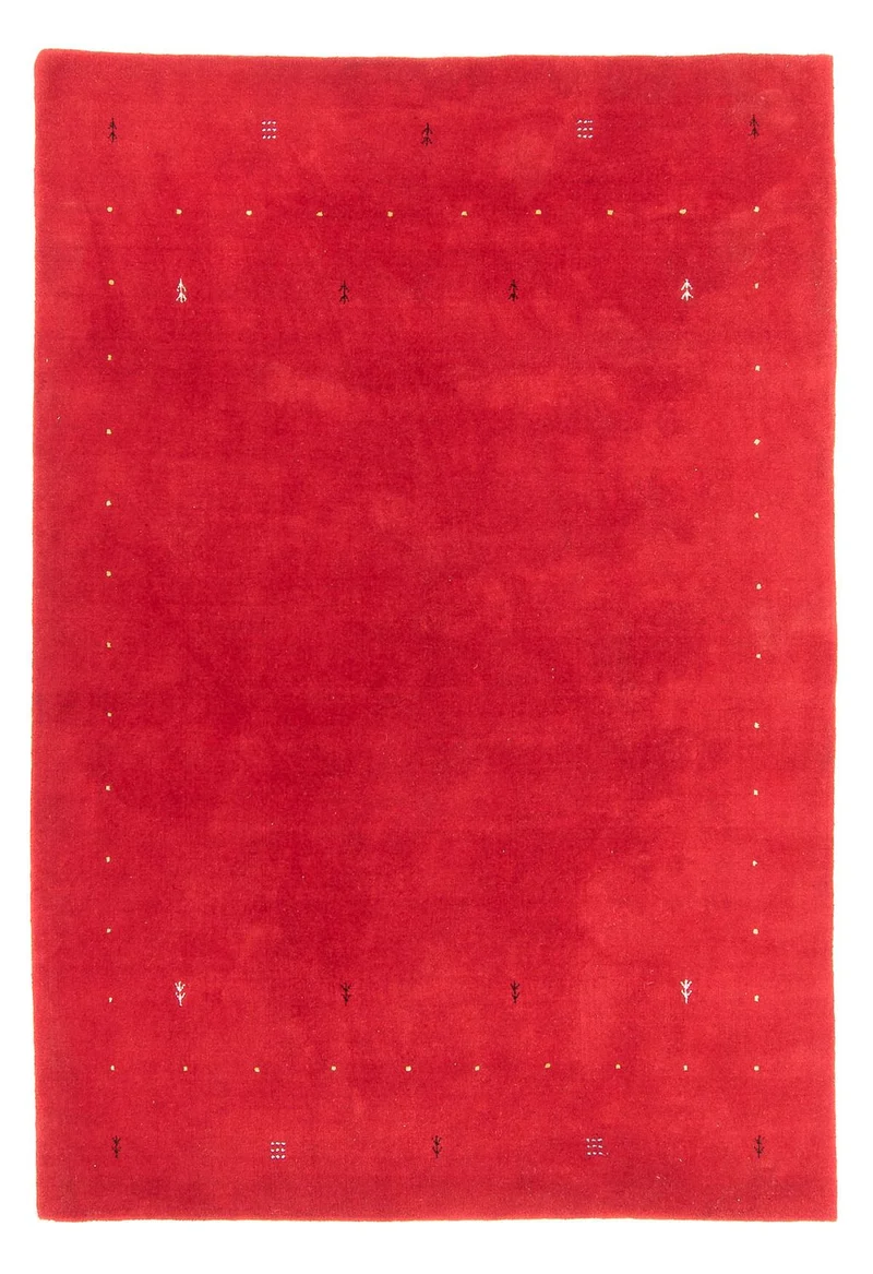 Gabbeh Teppich - Loribaft Softy - 176 x 241 cm - rot