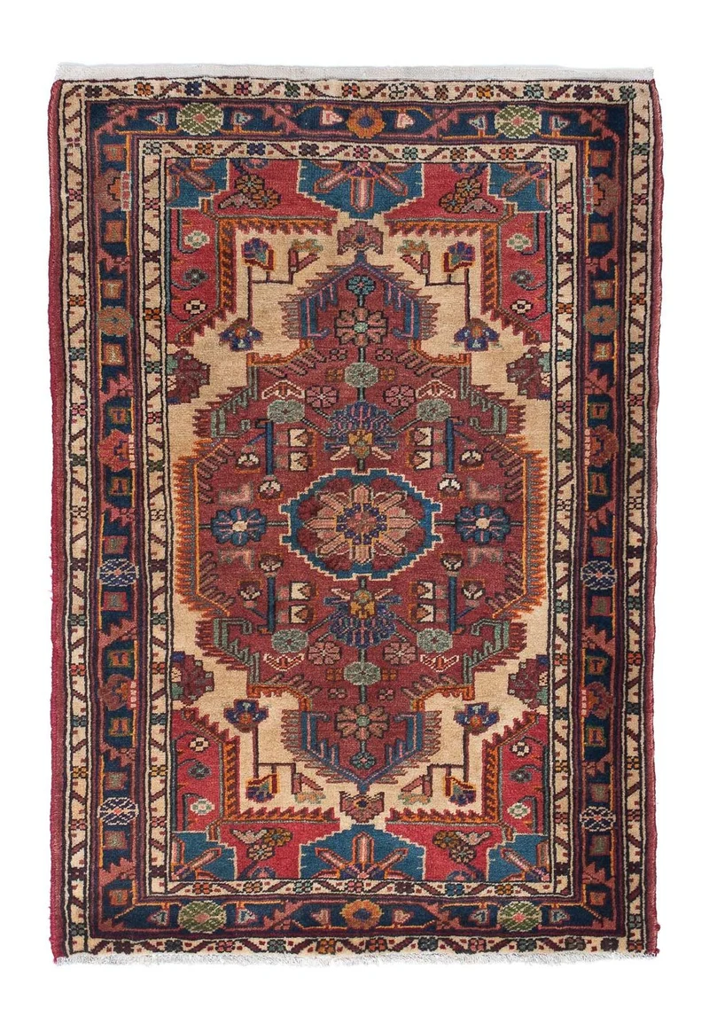 Perserteppich - Nomadic 95 x 130 cm - mehrfarbig